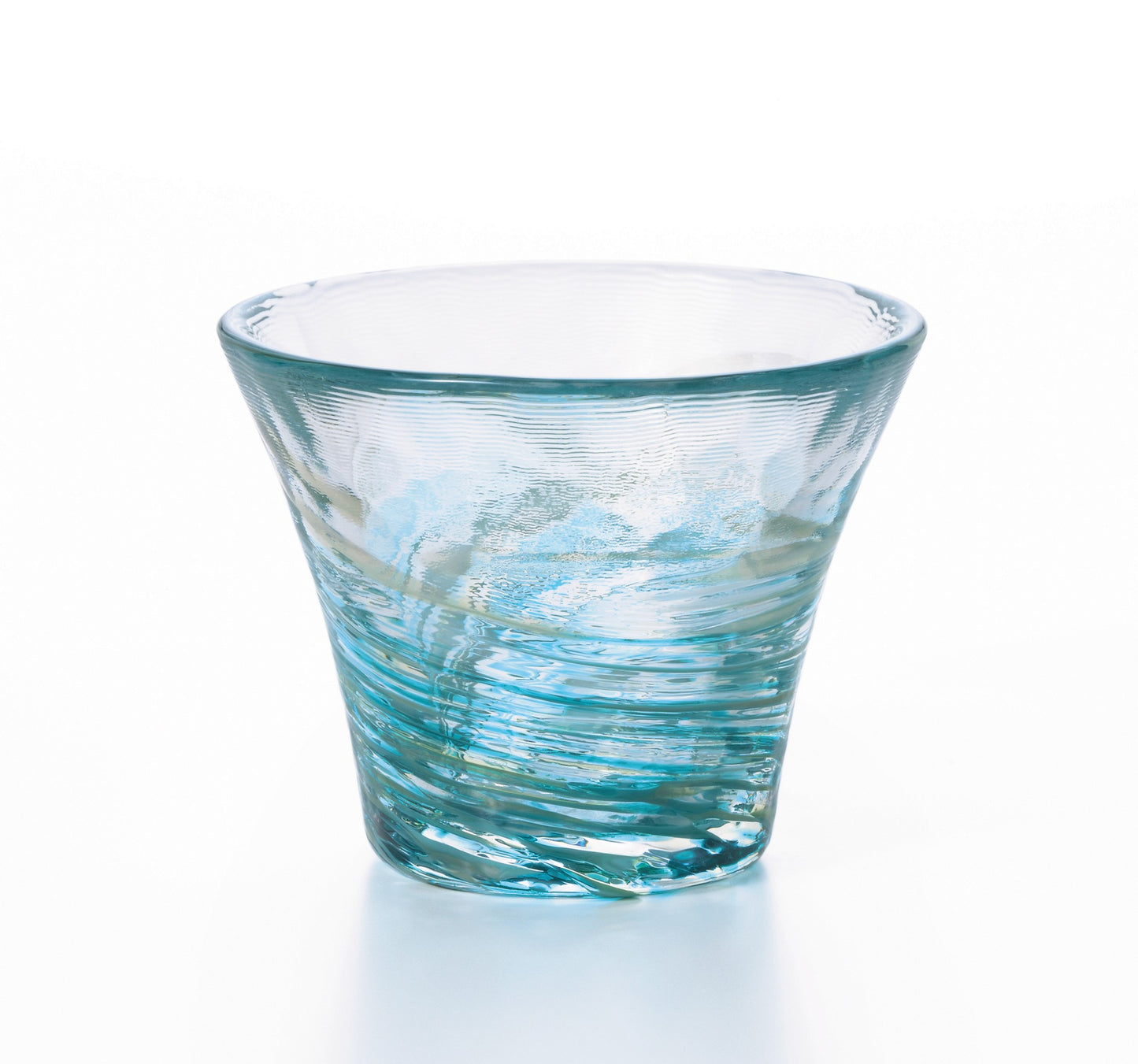 Ochoko Collection Élégance Natsu Tsubaki (Camélia estival - Turquoise)