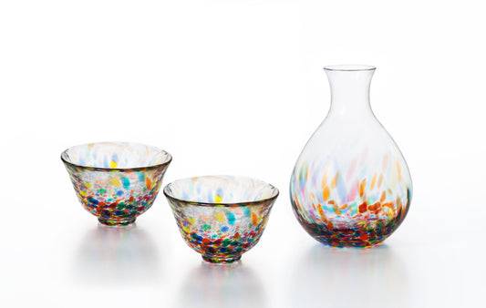 Ensemble Tokkuri Tsugaru (3 couleurs)