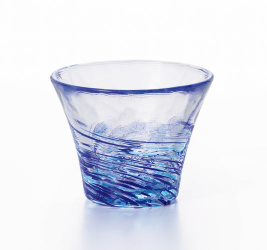 Ochoko Collection Élégance Takikaze (Vent de cascade - Bleu)